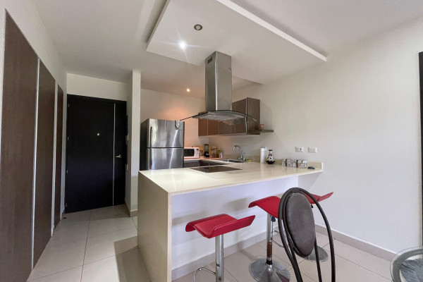 Se alquila Apartamento en Pozos, Santa Ana. Full amoblado.